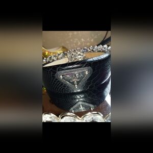 Prada Black Headband